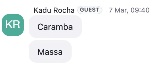 Depoimento de Kadu Rocha: 'Caramba, massa'